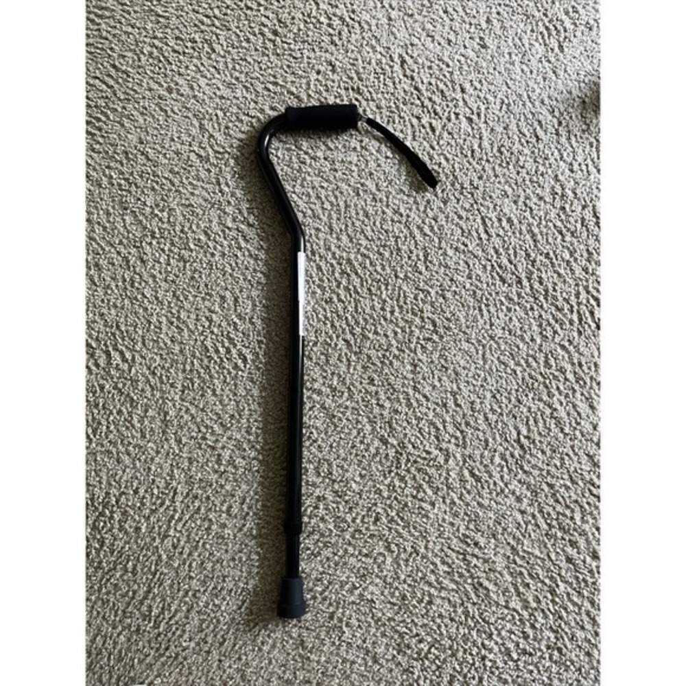 Adjustable Medline Bariatric Heavy‎ Duty Cane with Offset Handle,hold 300 pounds